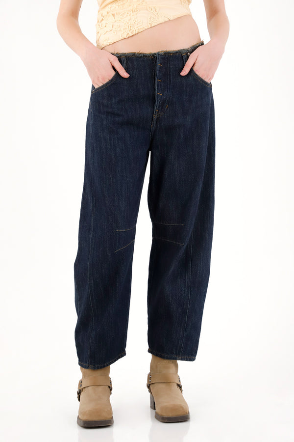 Women's Raw Denim Horseshoe Cut Jeans