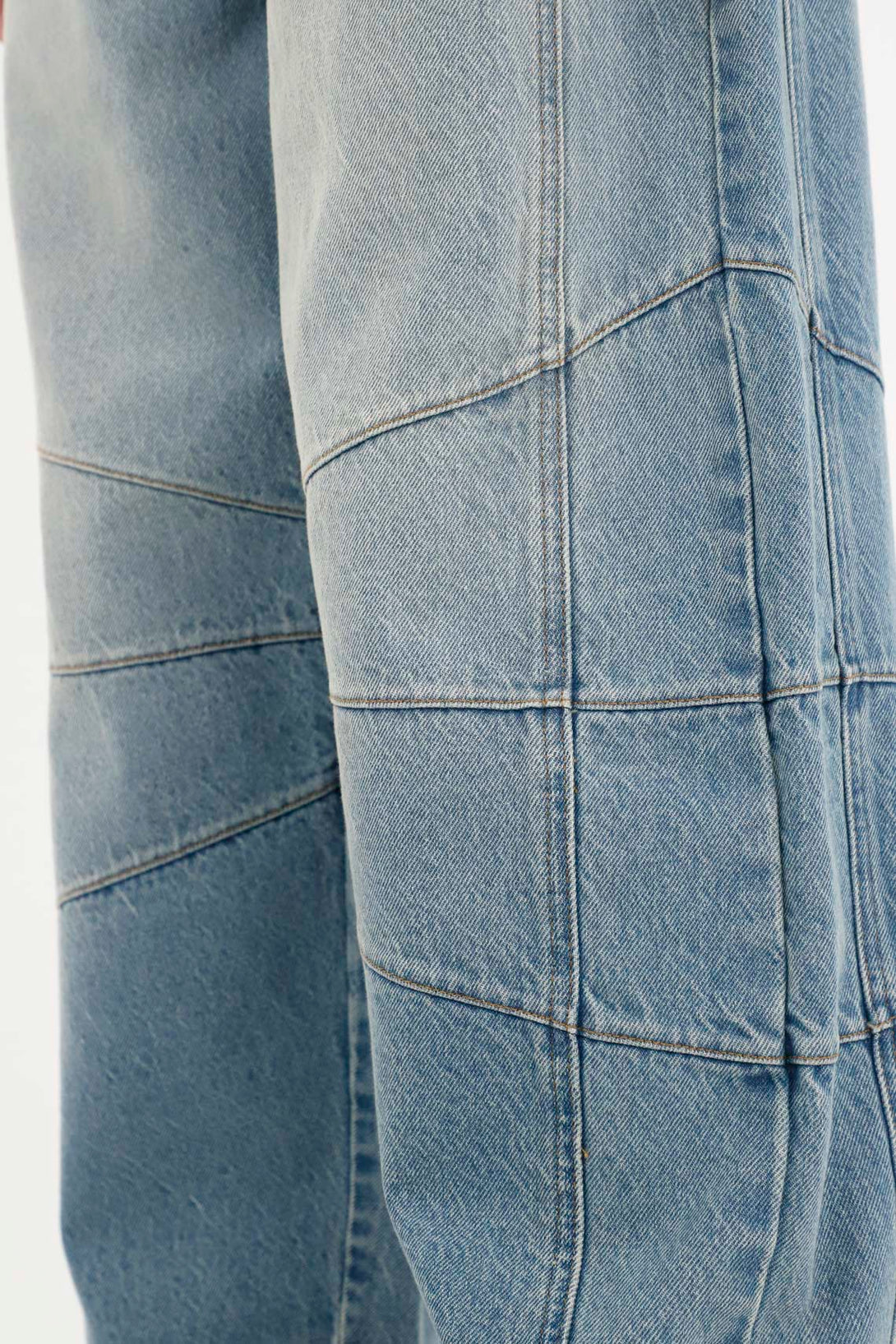 Women's Low Rise Blue Horseshoe Jeans