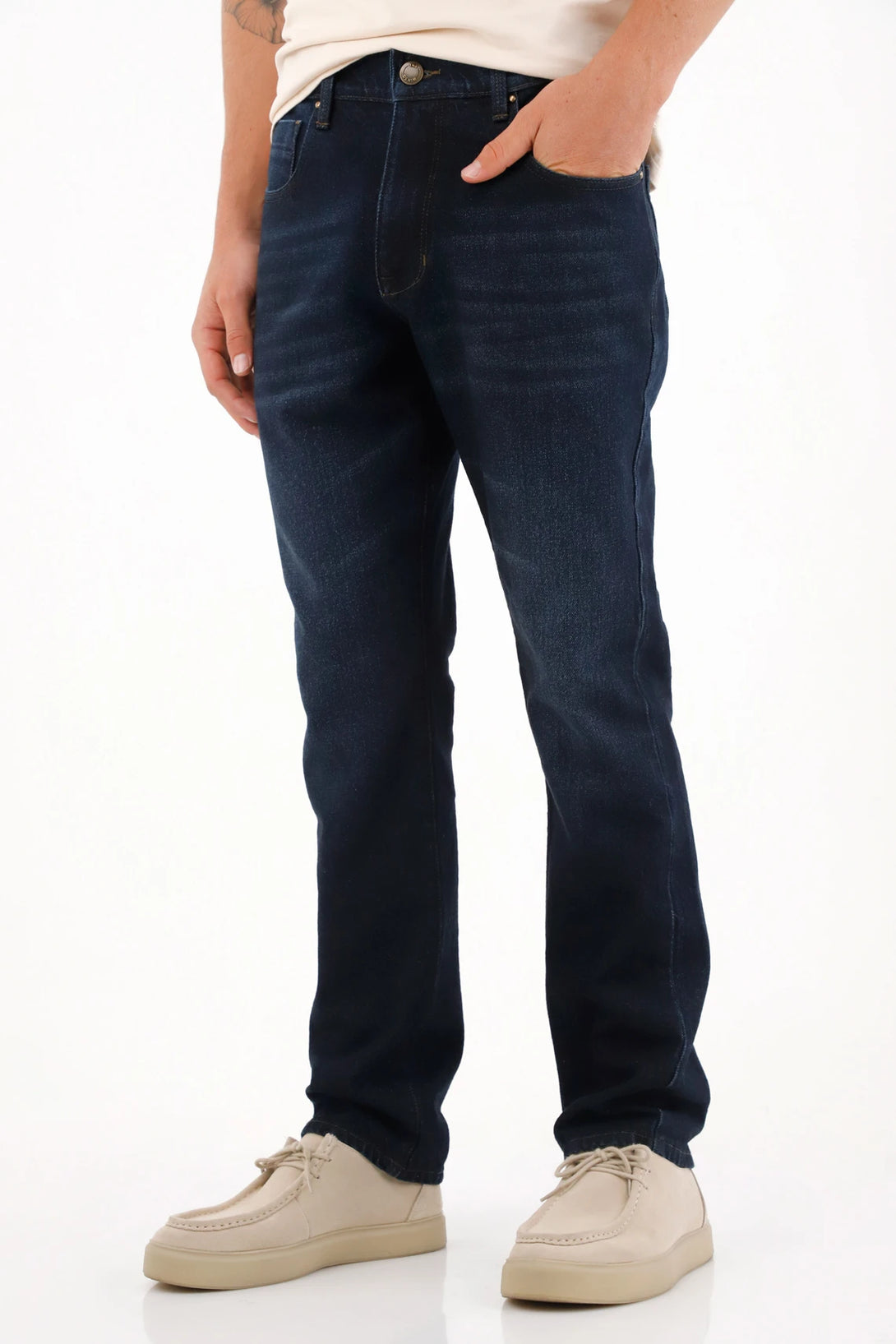 Jean Straight azul para hombre