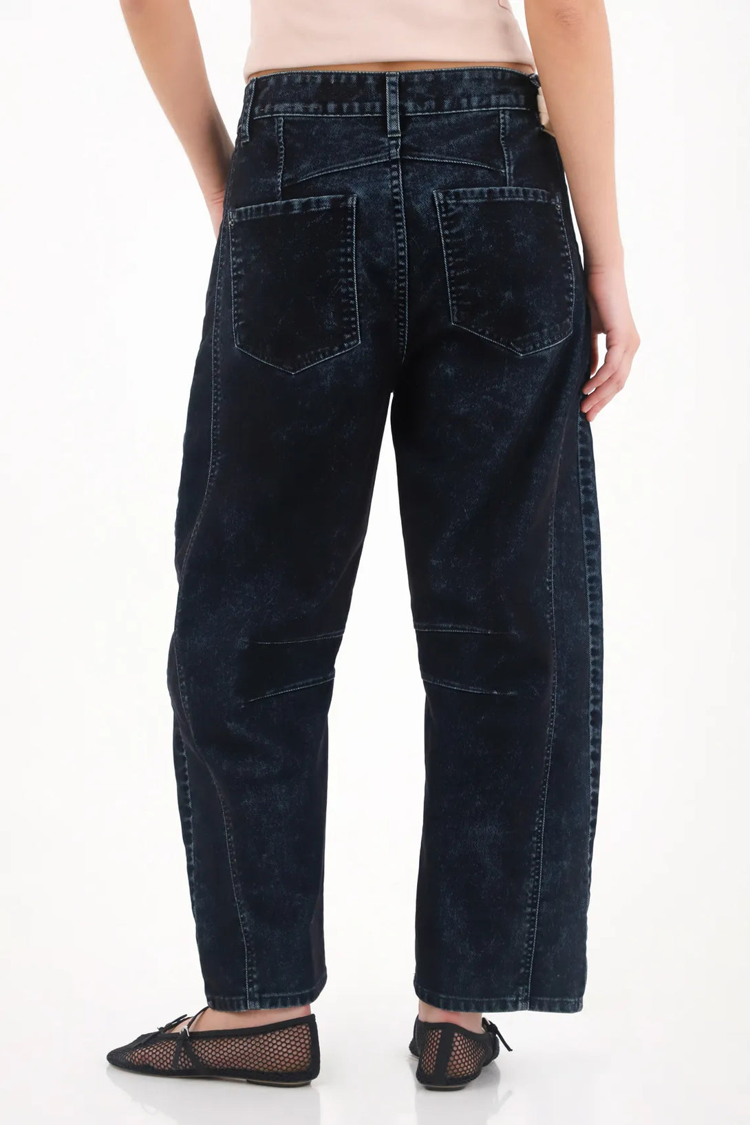 Jean Horseshoe azul para mujer