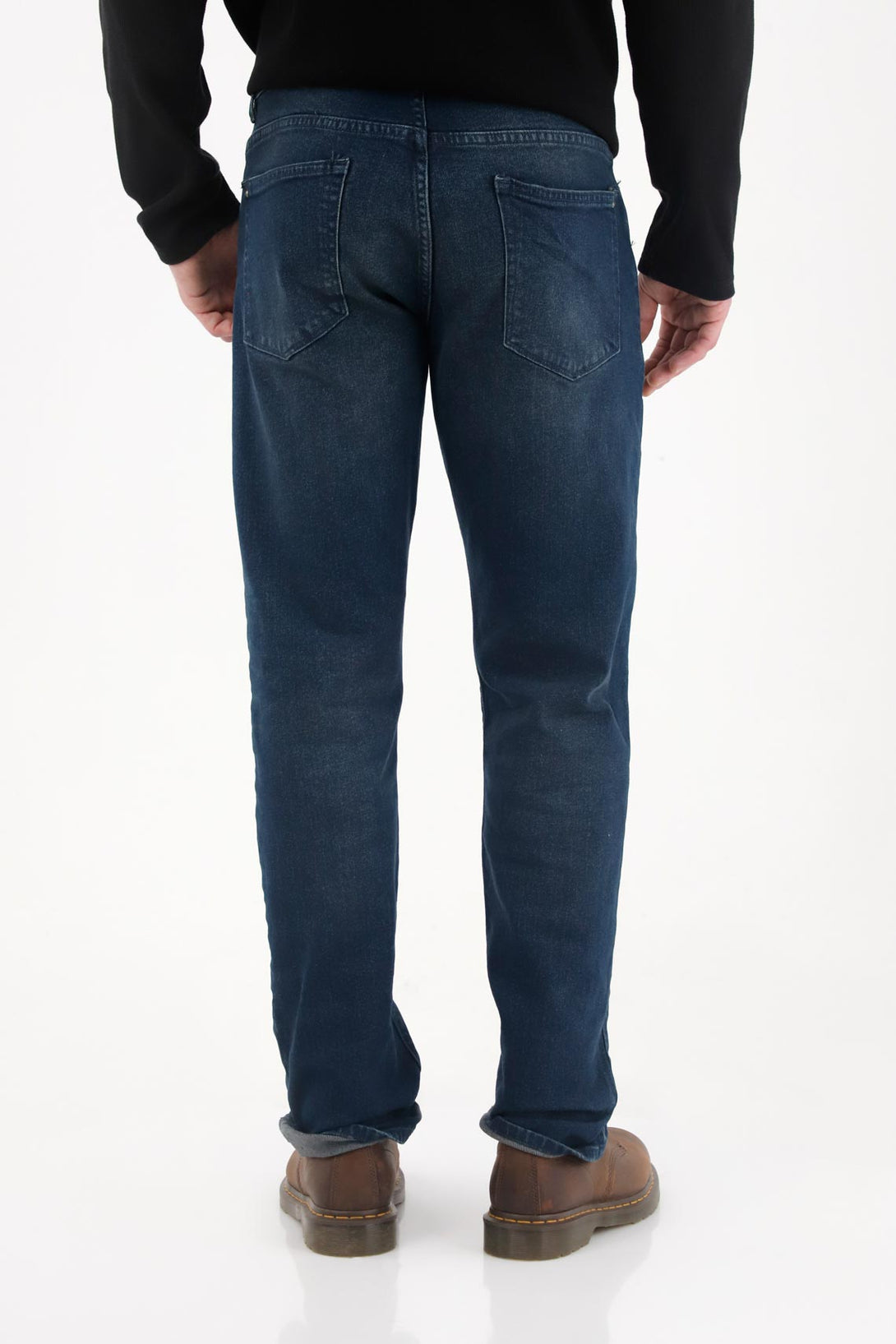 Straight Jeans in Dark Blue for Men