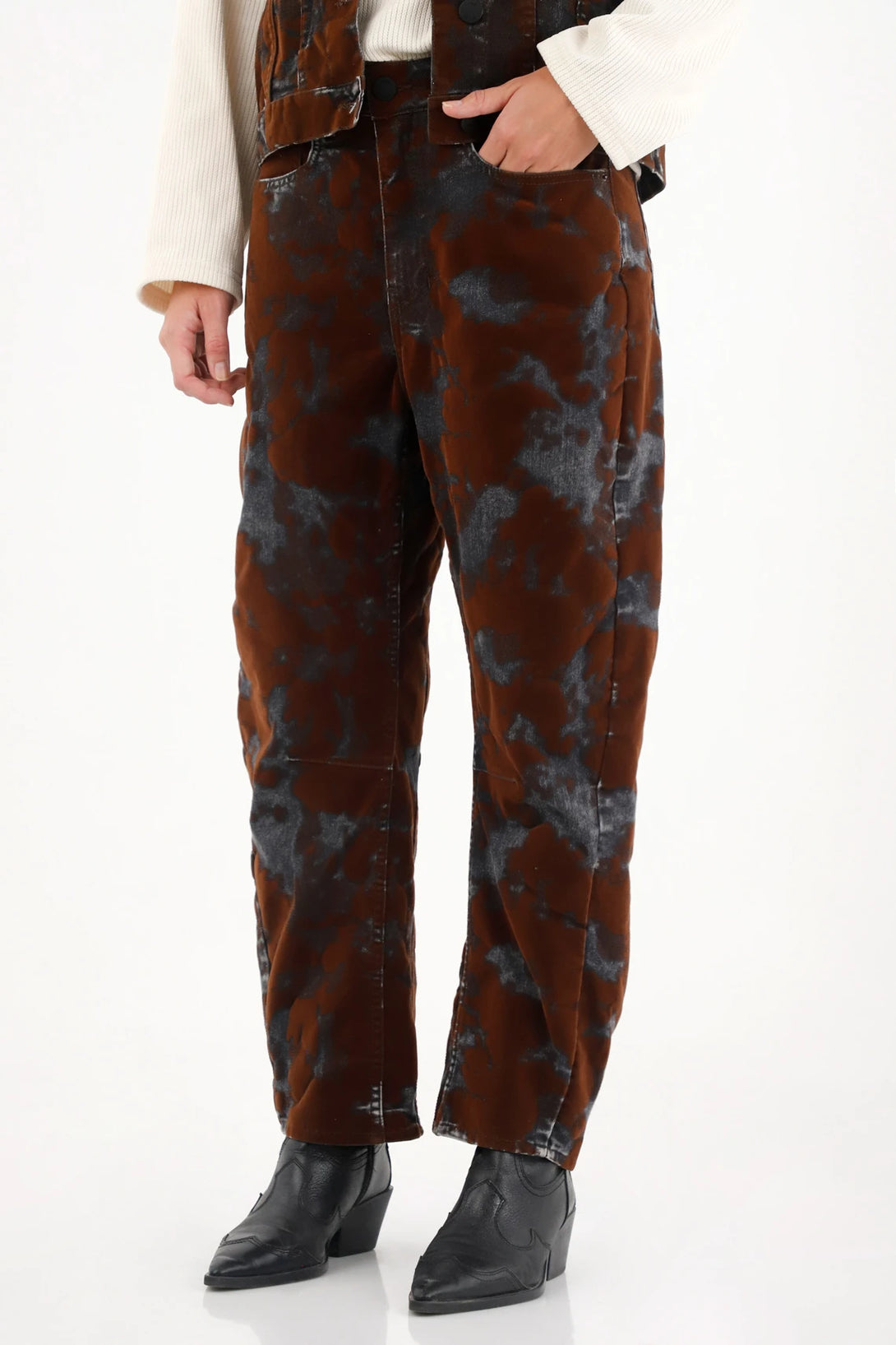 Horseshoe Jeans with Velvet Blend for Women