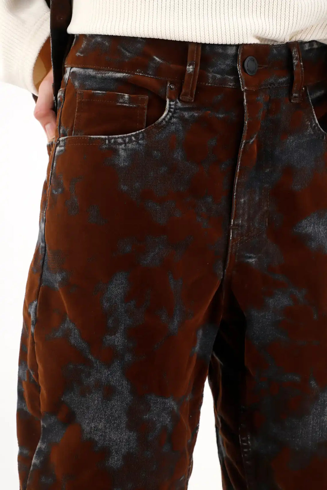 Horseshoe Jeans with Velvet Blend for Women