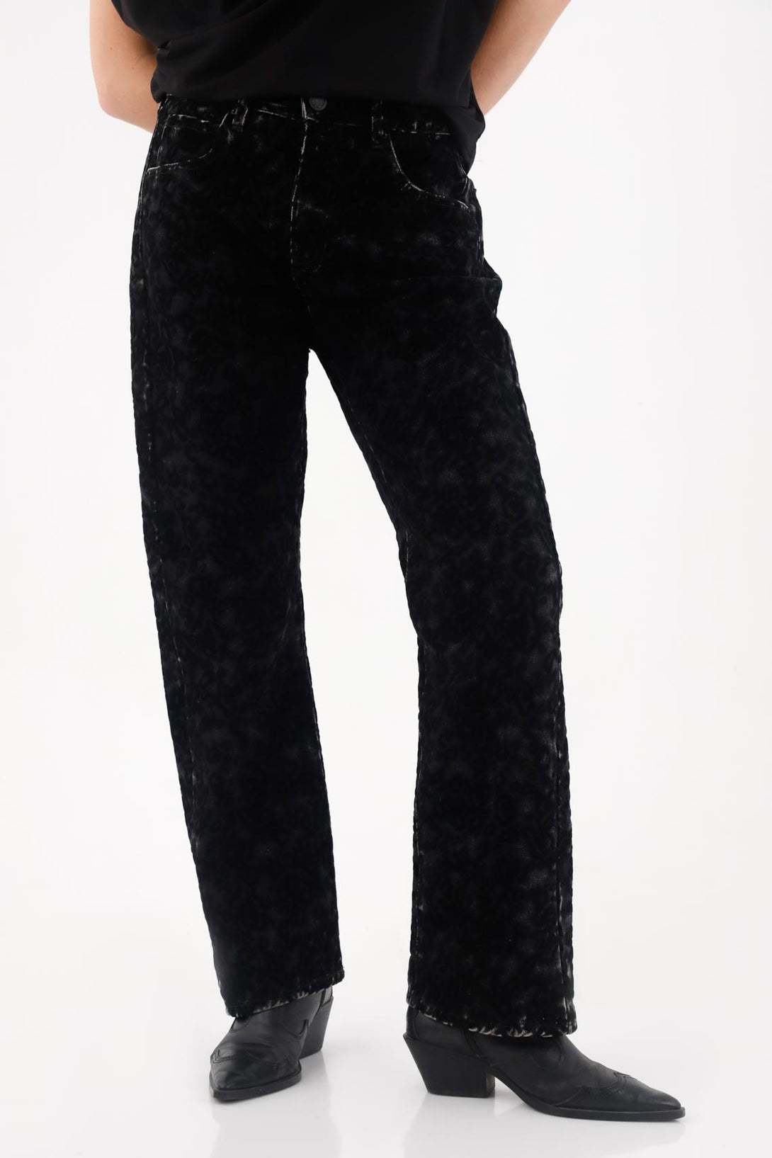 Jean de animal print para mujer