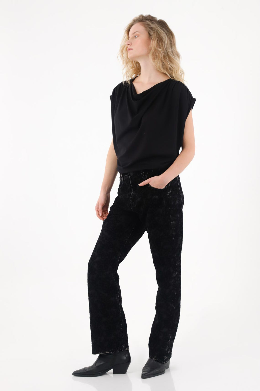 Jean de animal print para mujer