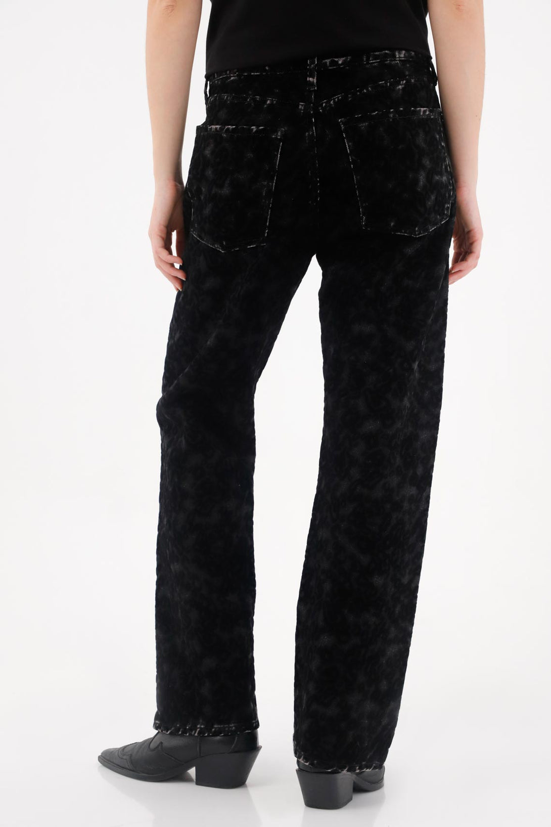 Jean de animal print para mujer