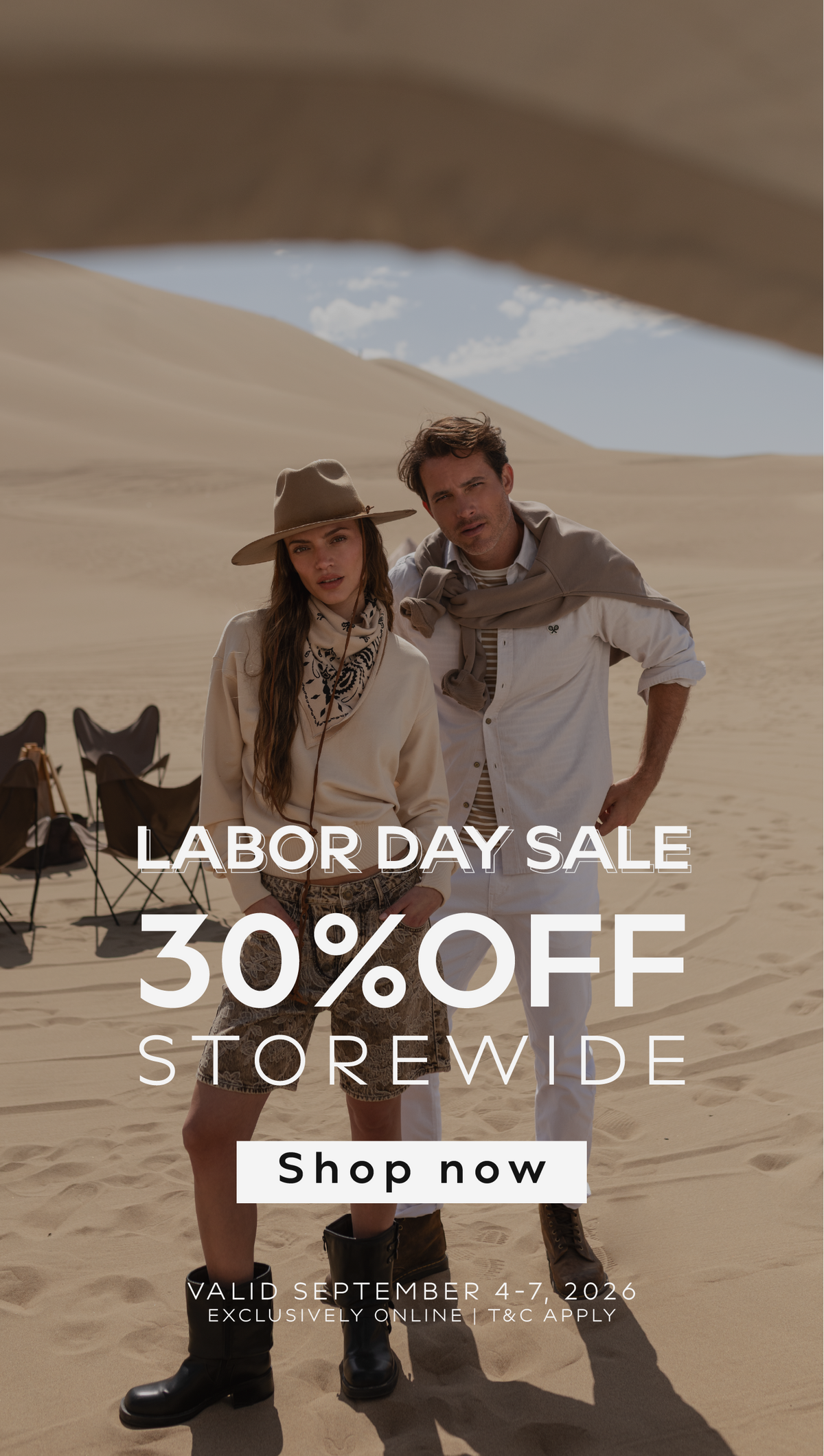 Labor Day sale 30% off mobile