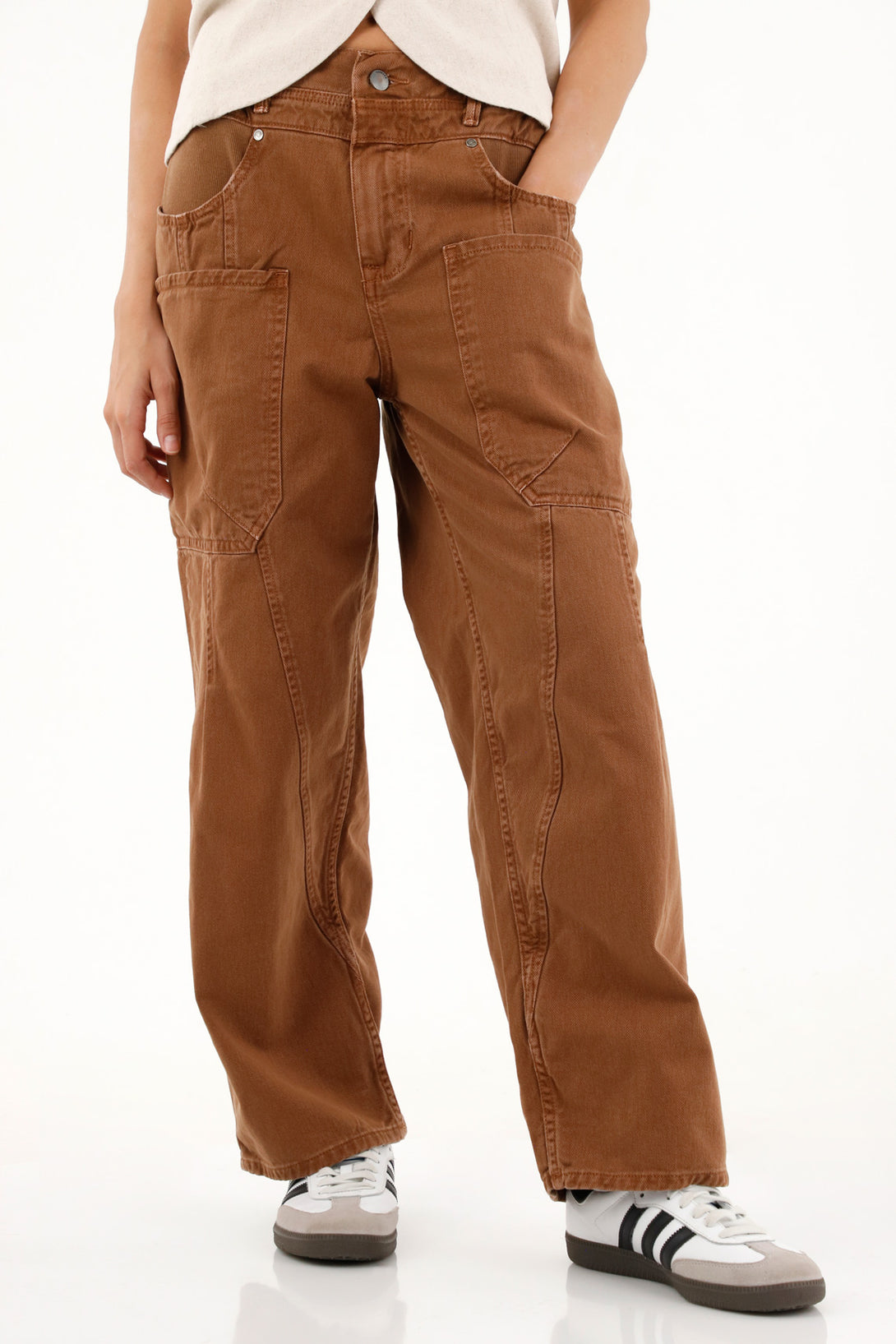 Women's Mid-Rise Overdyed Pants
