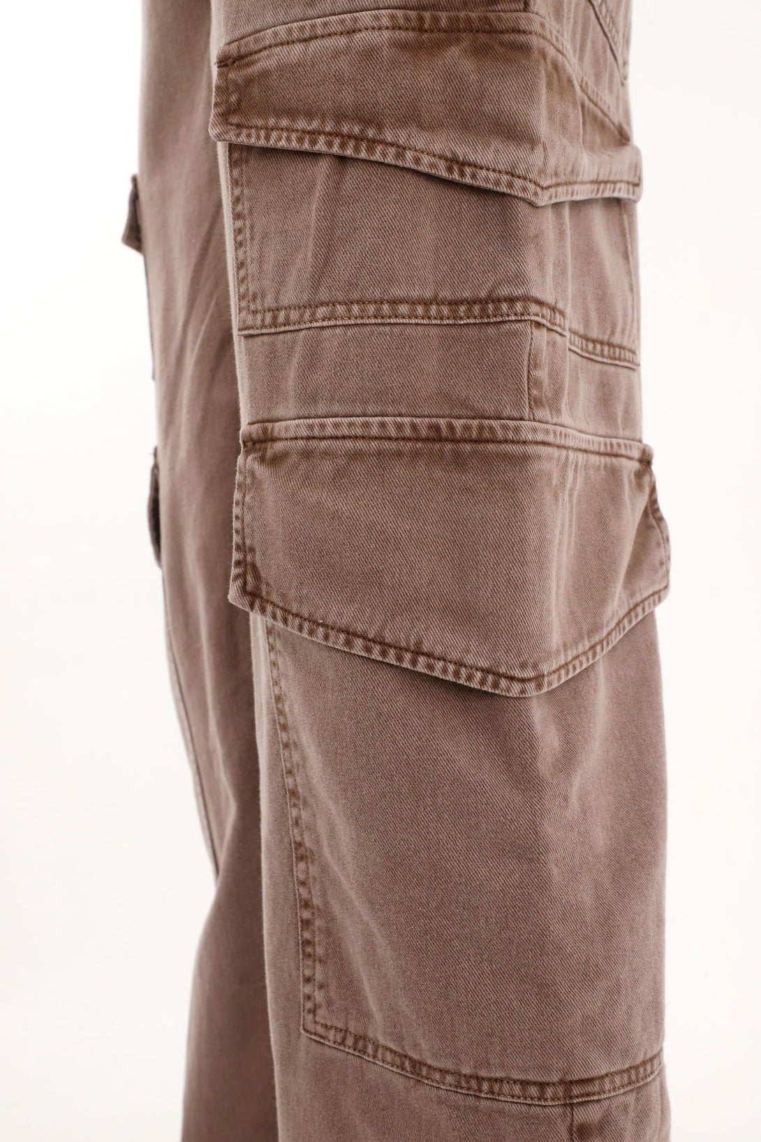 Women's Brown Horseshoe Cargo Pants