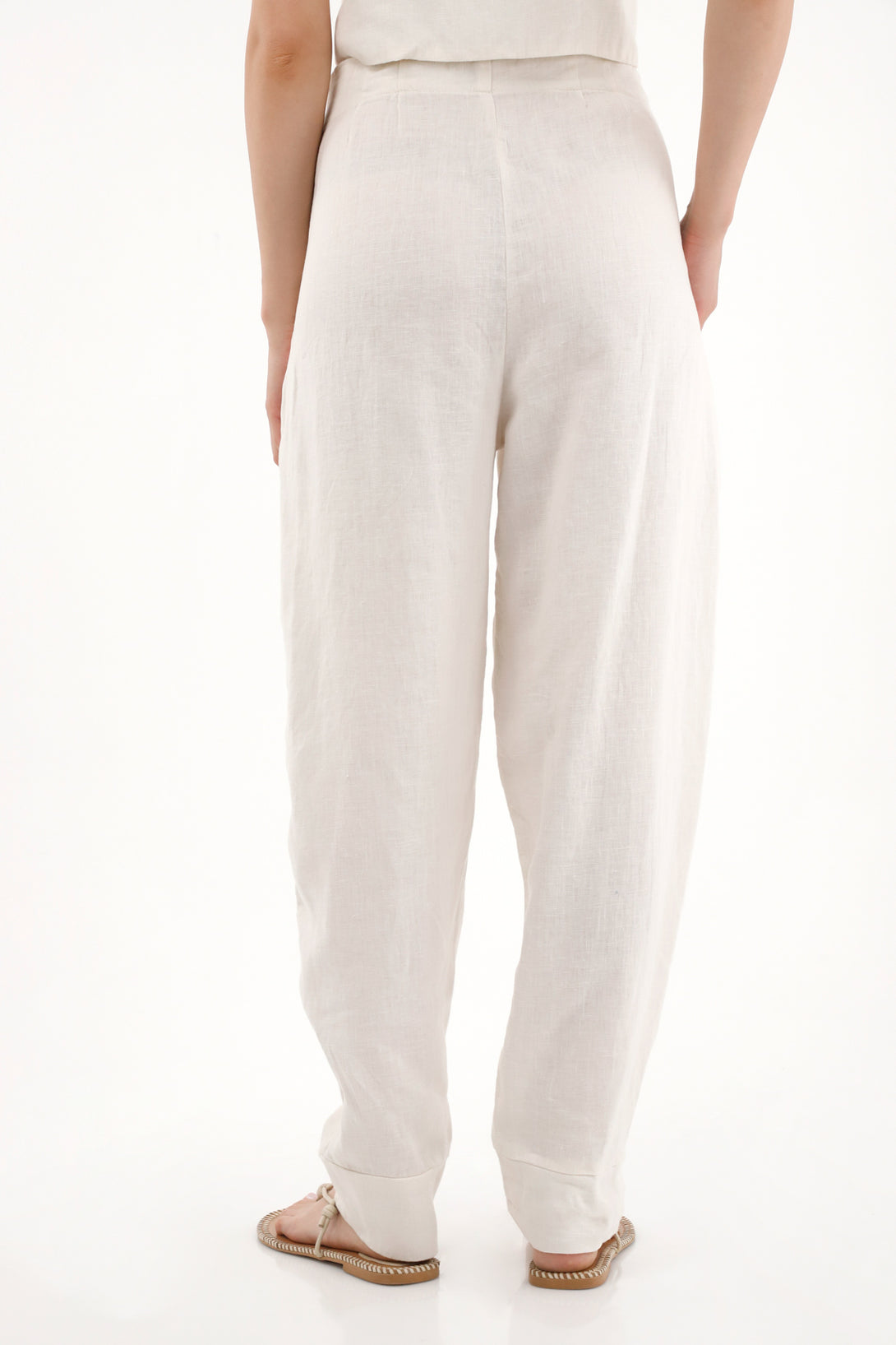 Women's 100% Linen Chino Pants