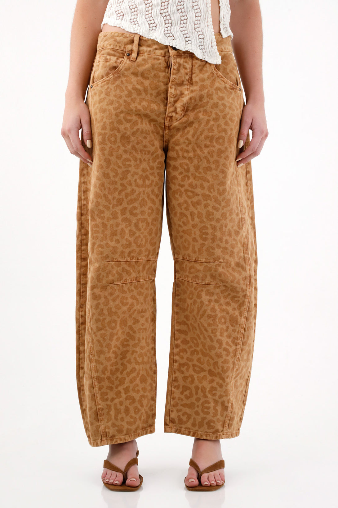 Women's Animal Print Horseshoe Pants