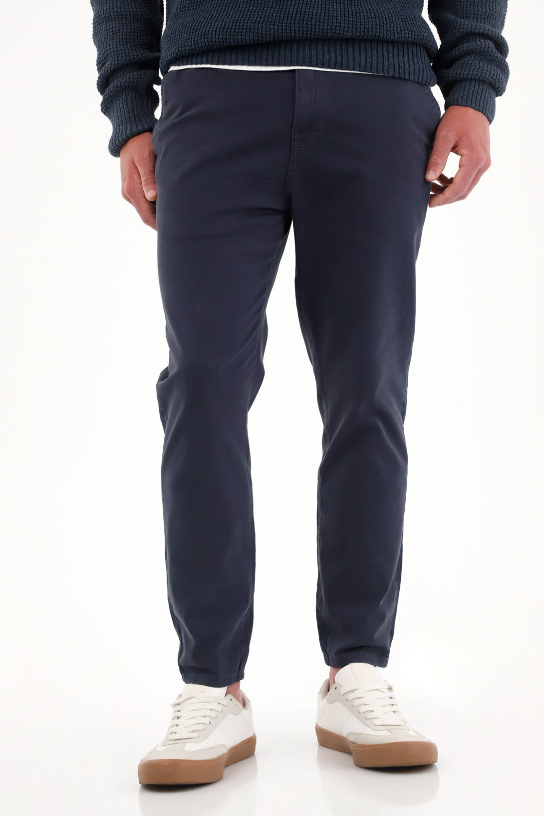 Gray Short Chino Pants for Men