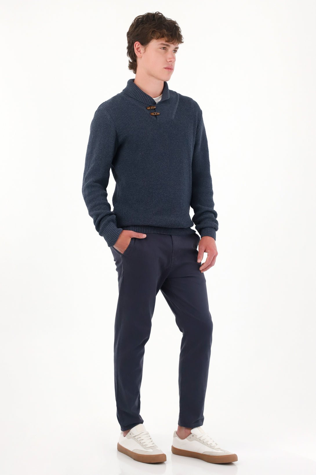 Gray Short Chino Pants for Men