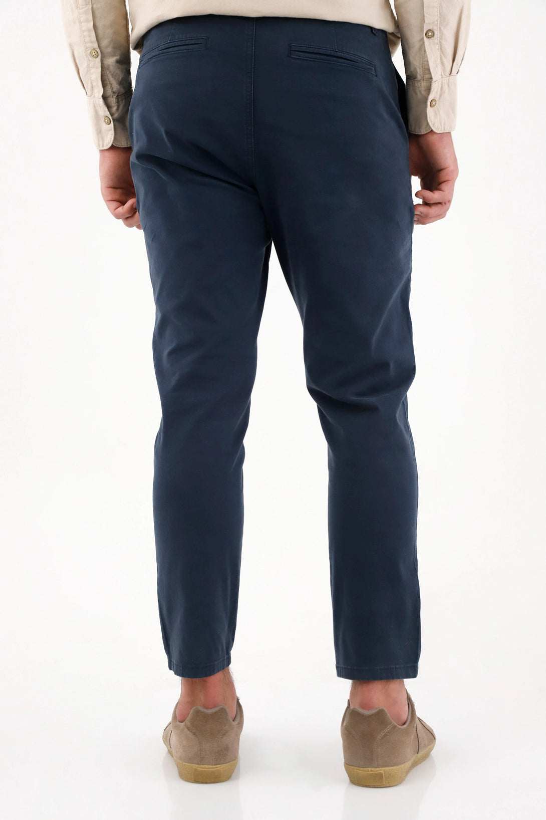 Pantalón chino azul para hombre