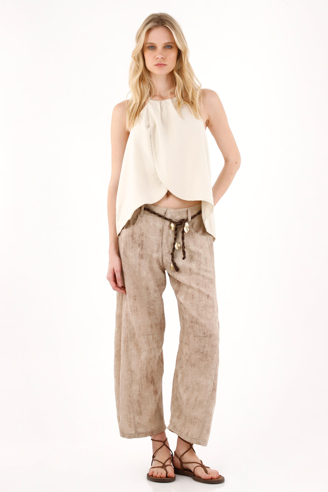 Pantalón Horseshoe estampado para mujer