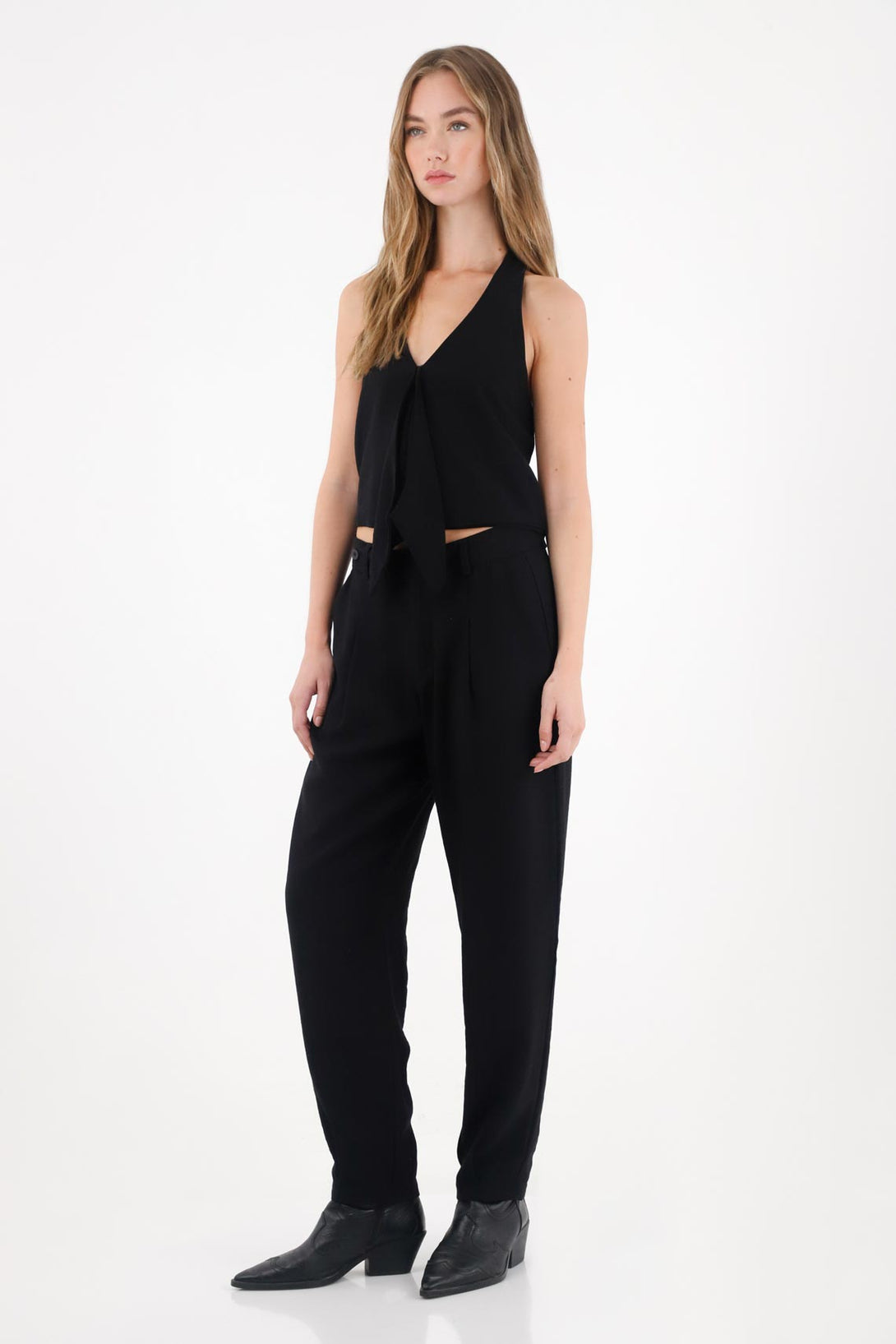 Classic Trousers with Pleats for Women