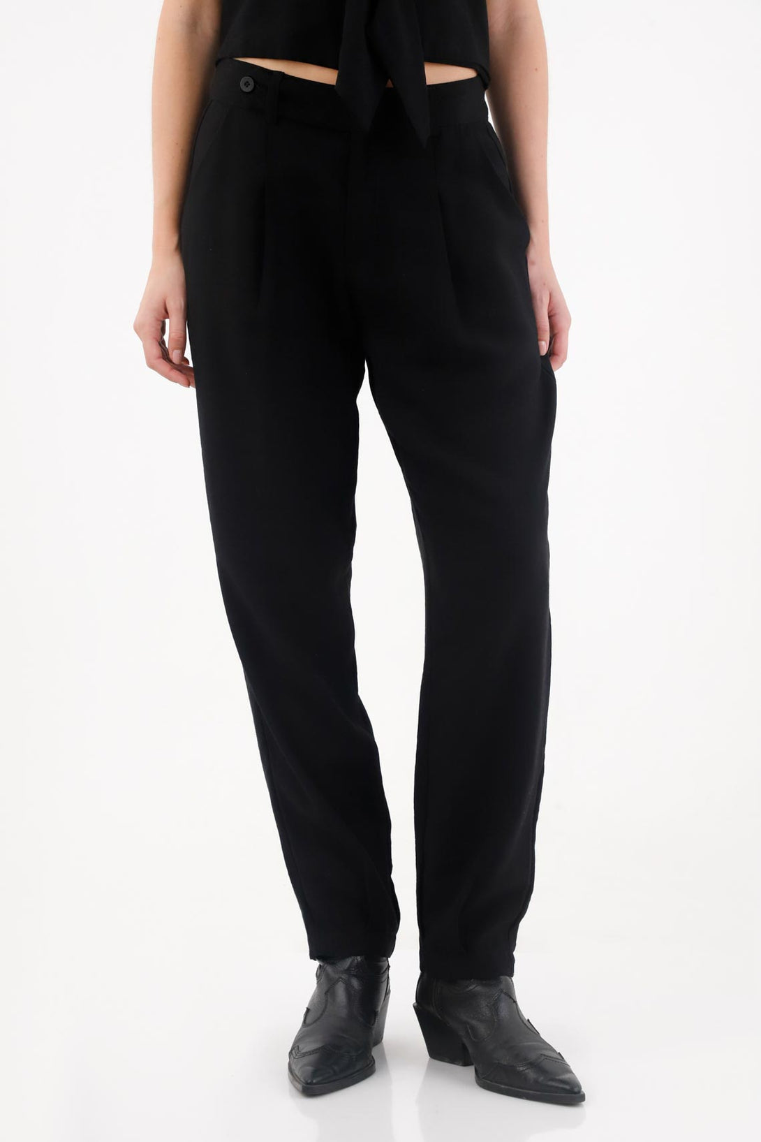 Classic Trousers with Pleats for Women