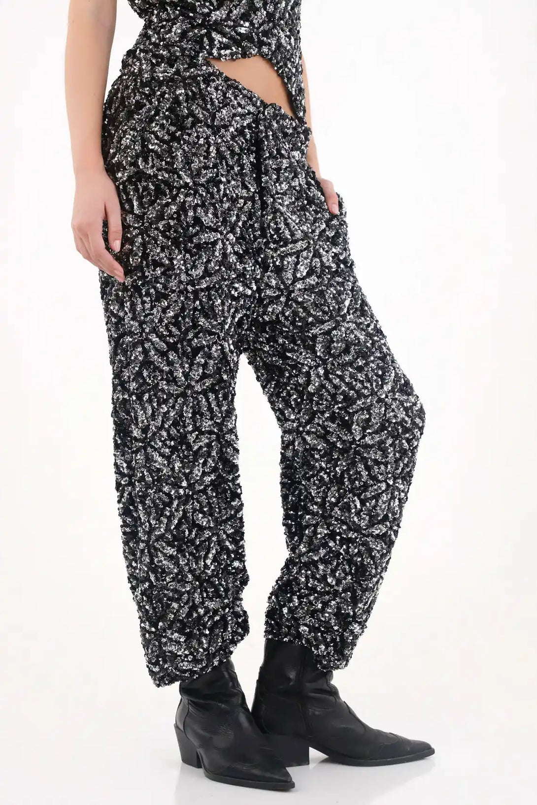 Women's Sequin Jogger Pants