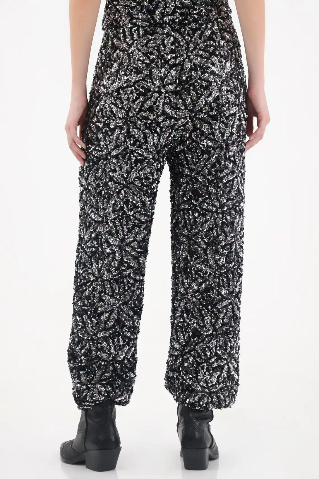 Women's Sequin Jogger Pants