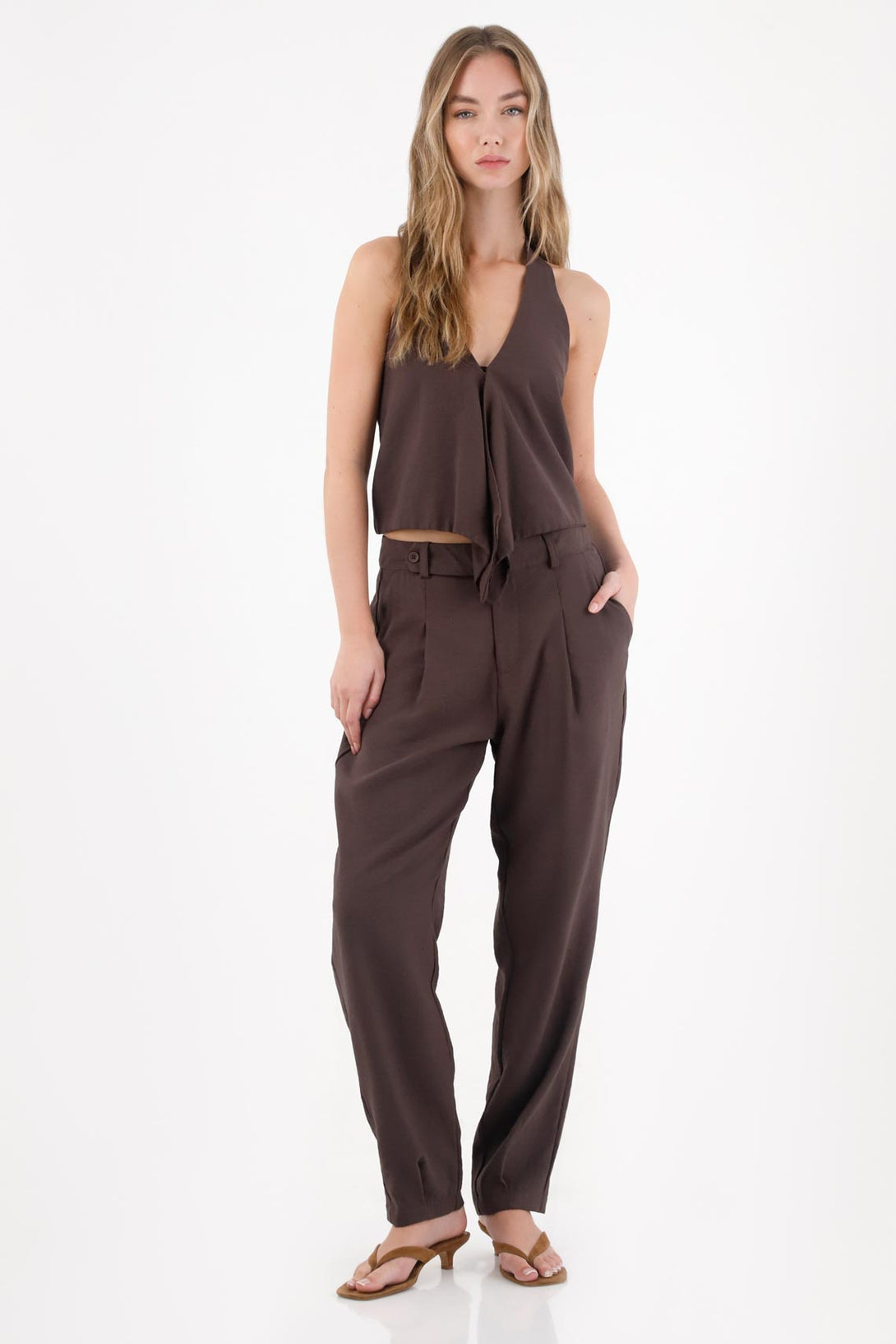 Classic Trousers with Pleats for Women