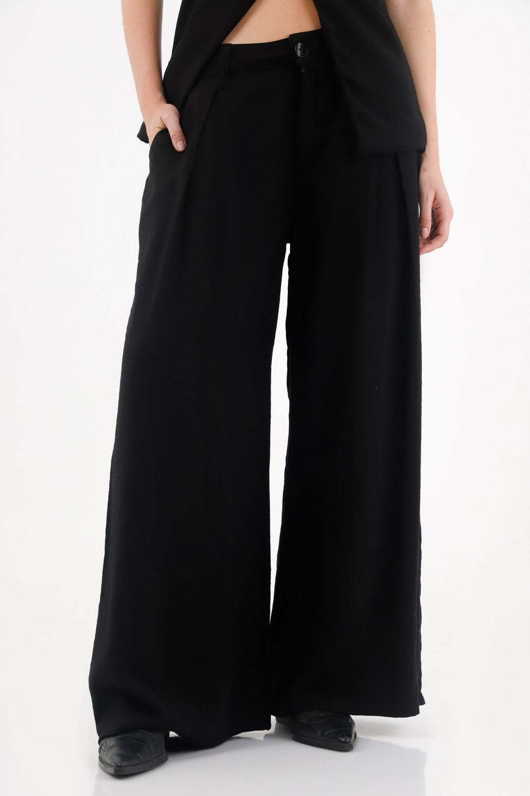 Black Wide Leg Pants for Women
