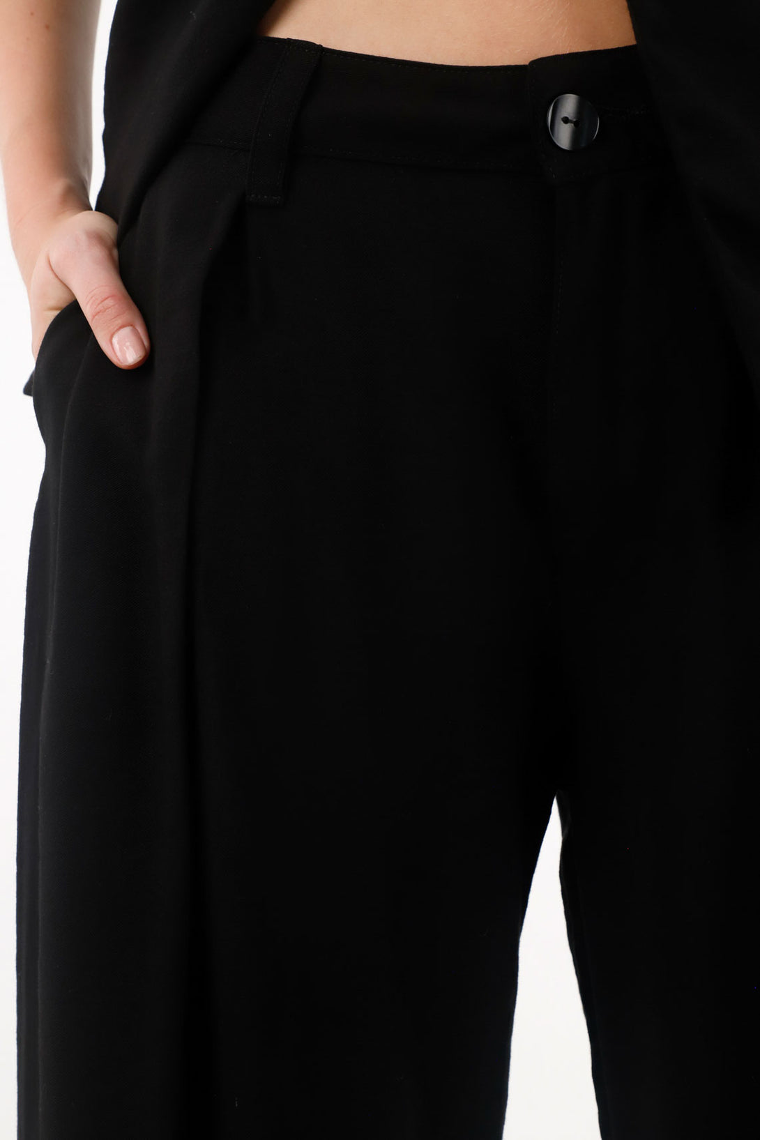 Black Wide Leg Pants for Women