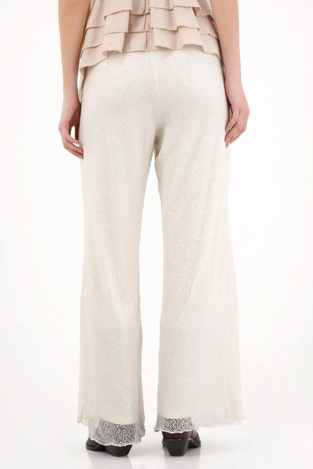 Wide Leg Sequin Pants for Women