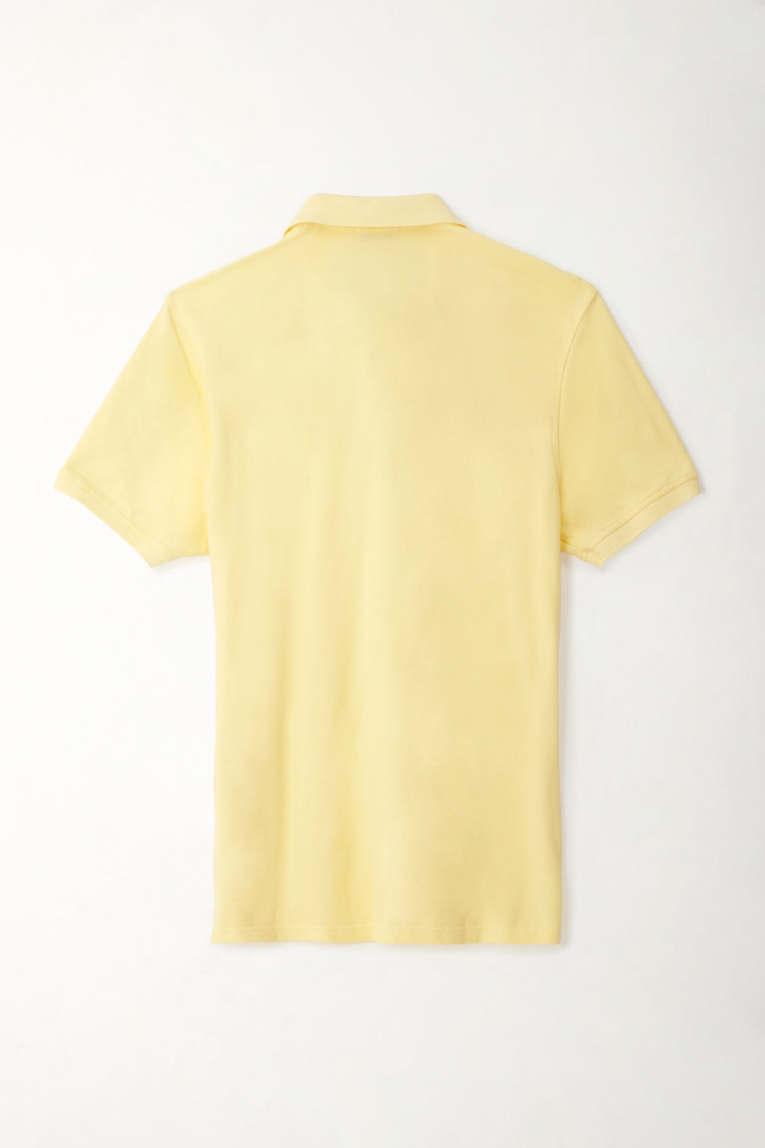 Men's Yellow Polo Shirt with Multicolor Racket Design