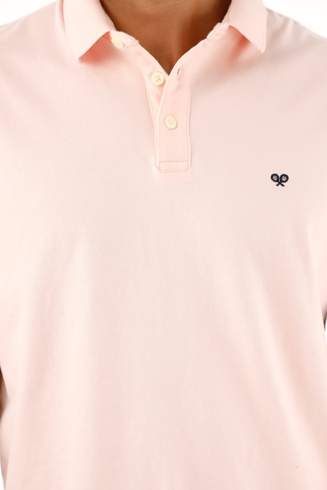 Men's Slim Fit Pink Polo Shirt