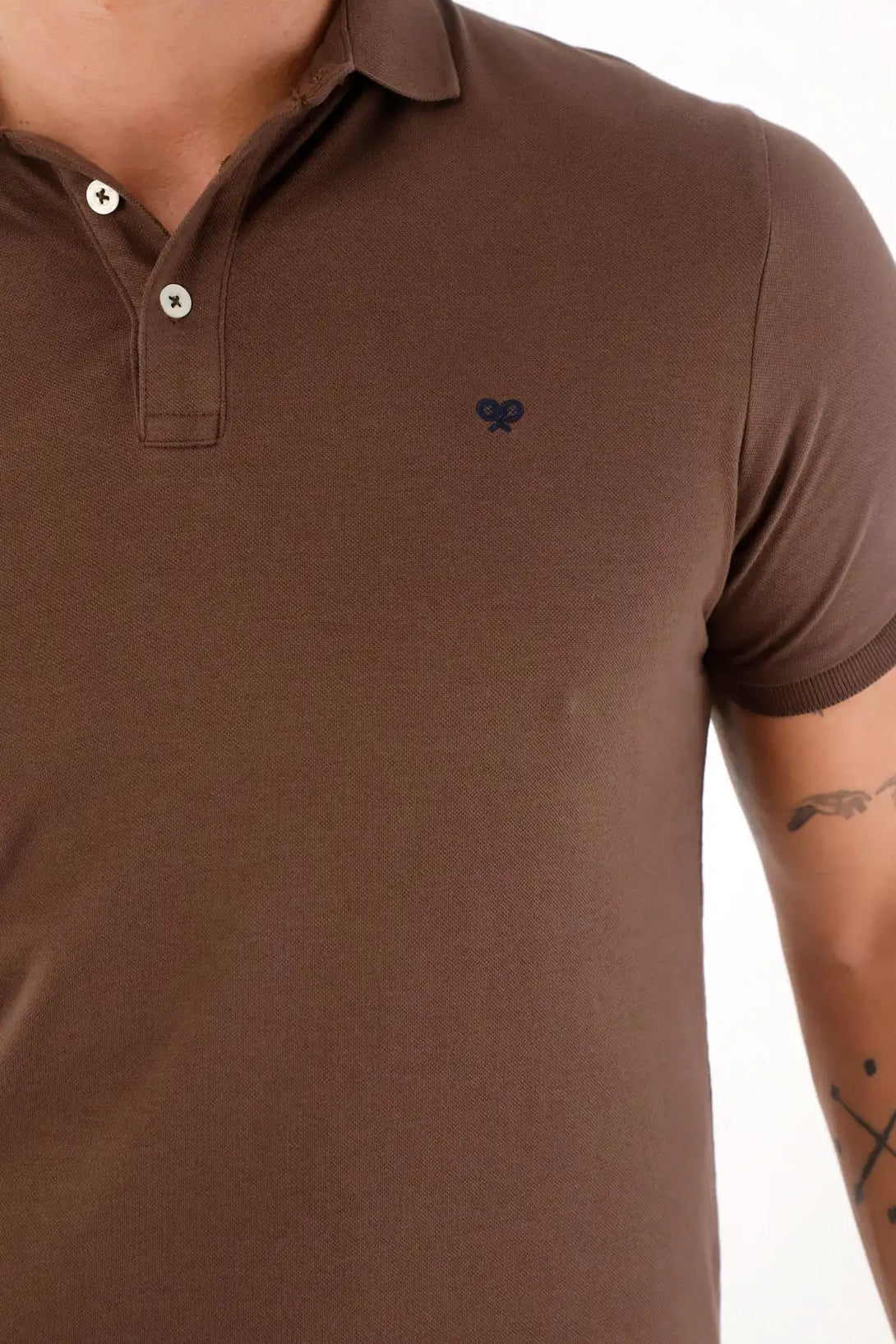 Polo con mini raqueta para hombre