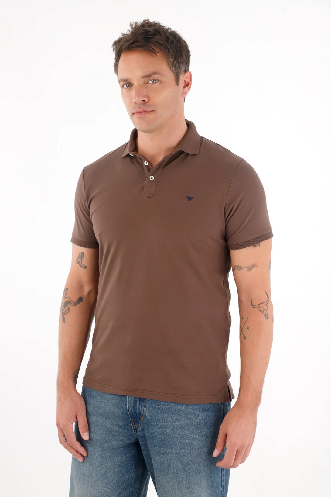 Polo con mini raqueta para hombre