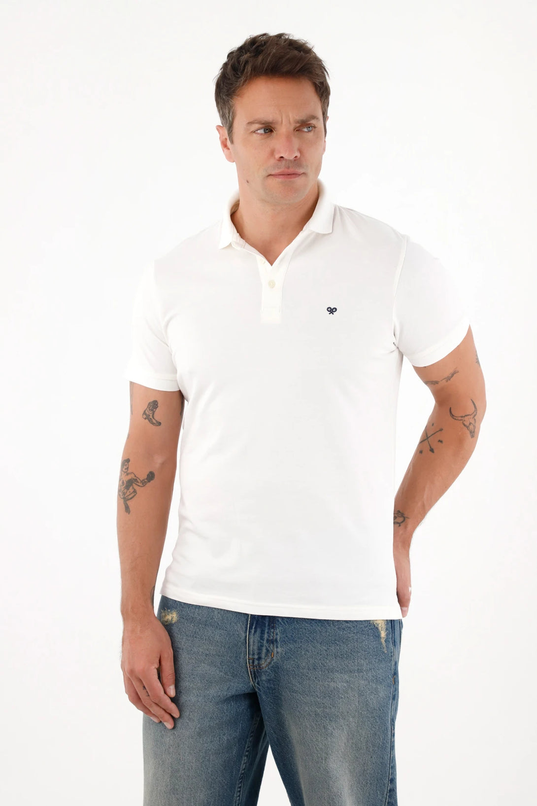 Knit Collar Polo for Men
