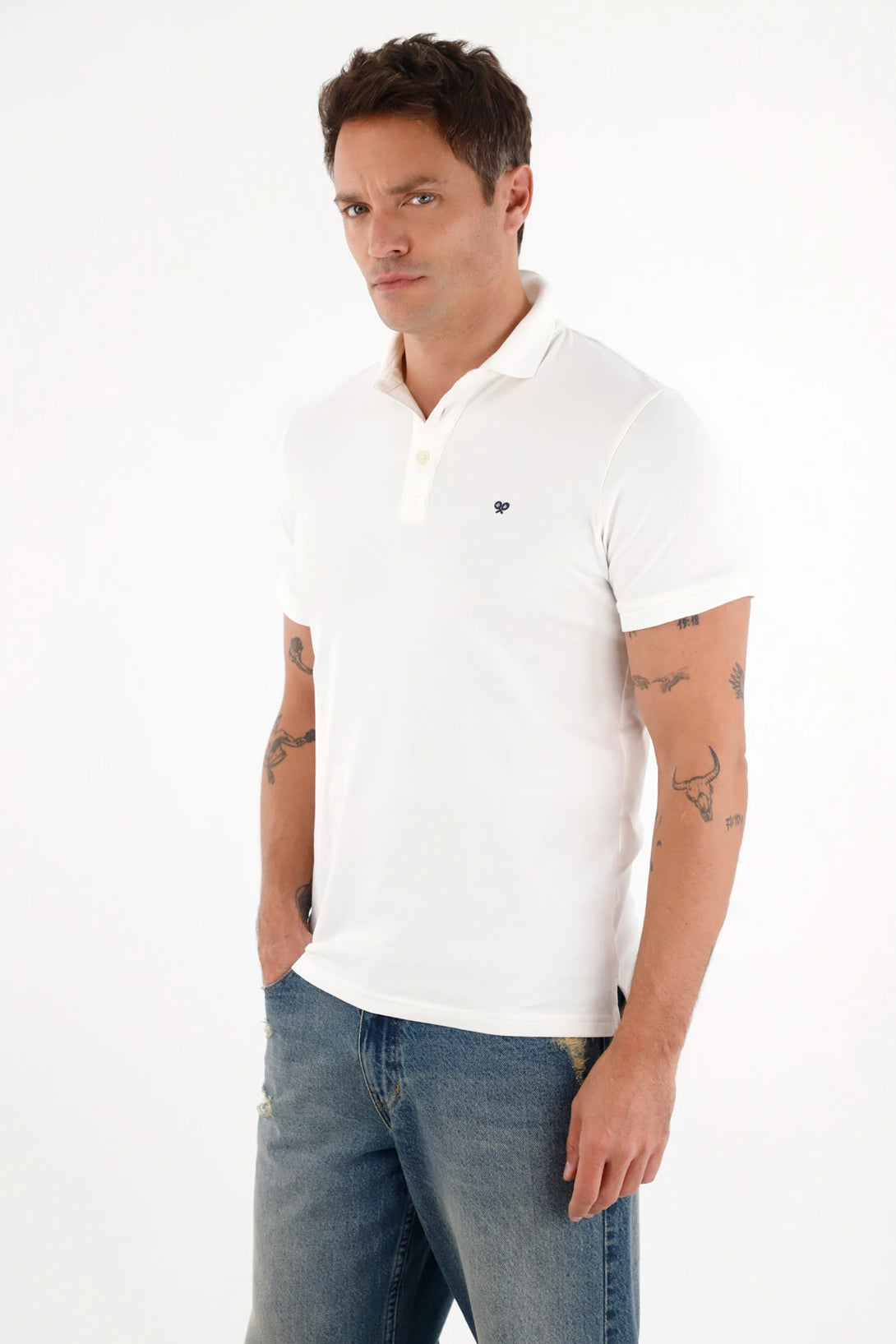 Knit Collar Polo for Men