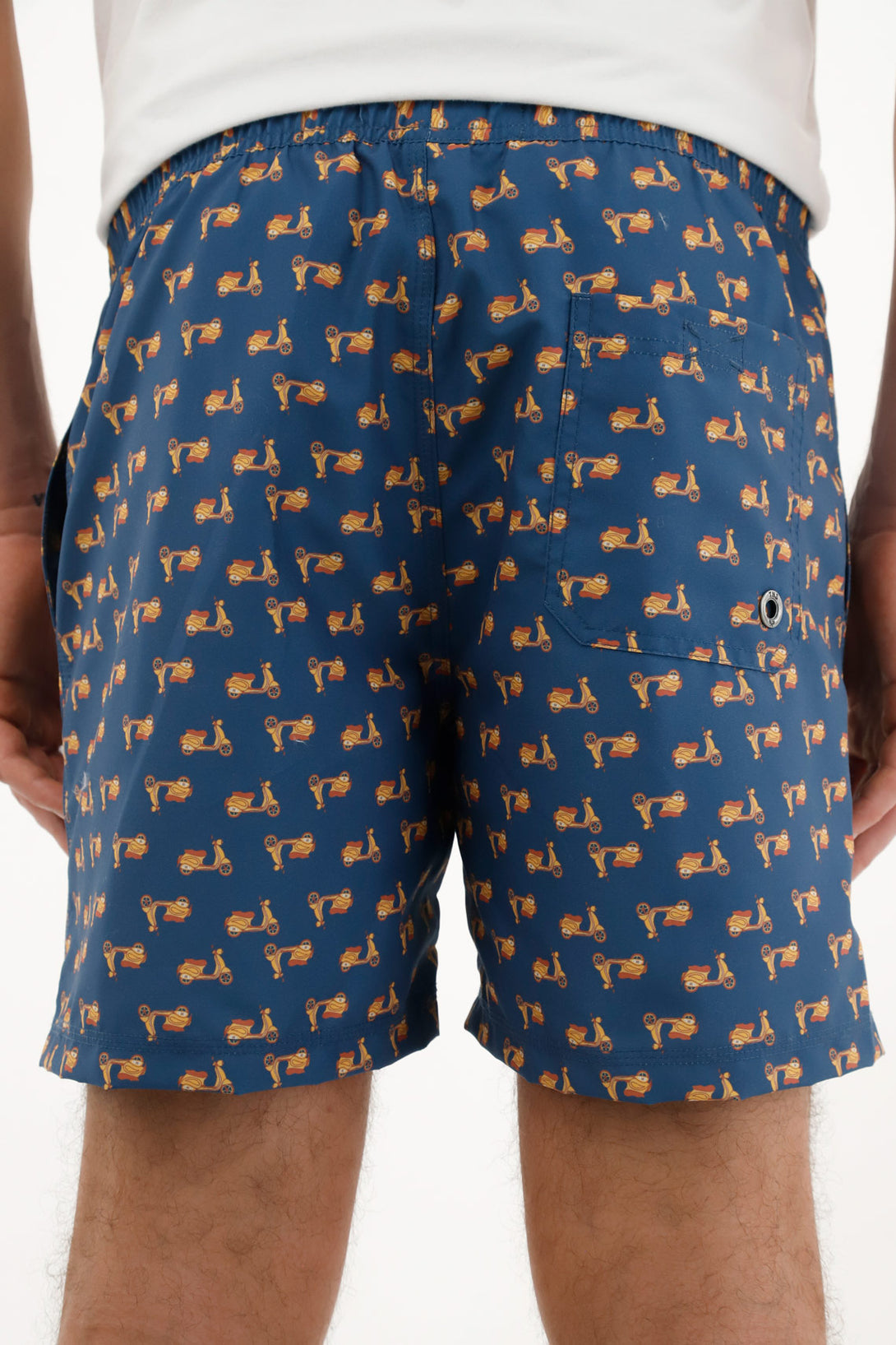 Pantaloneta estampada para hombre