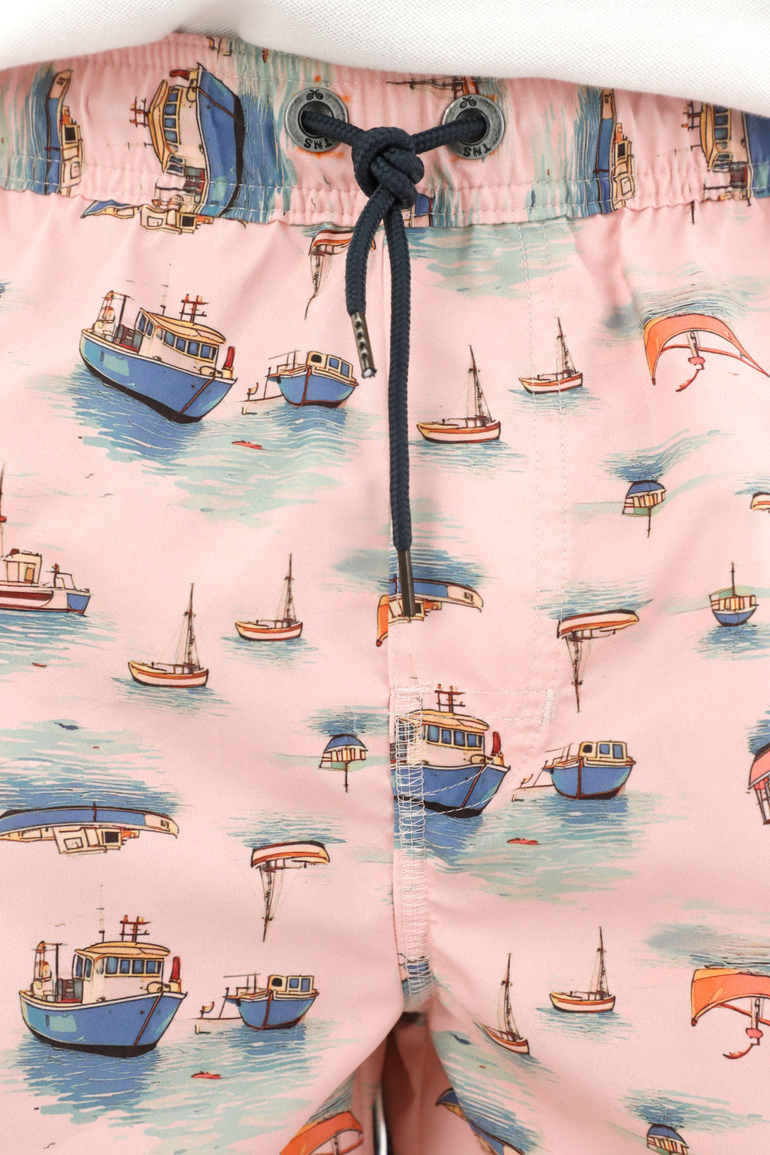 Men's Sailboat Print Swim Trunks
