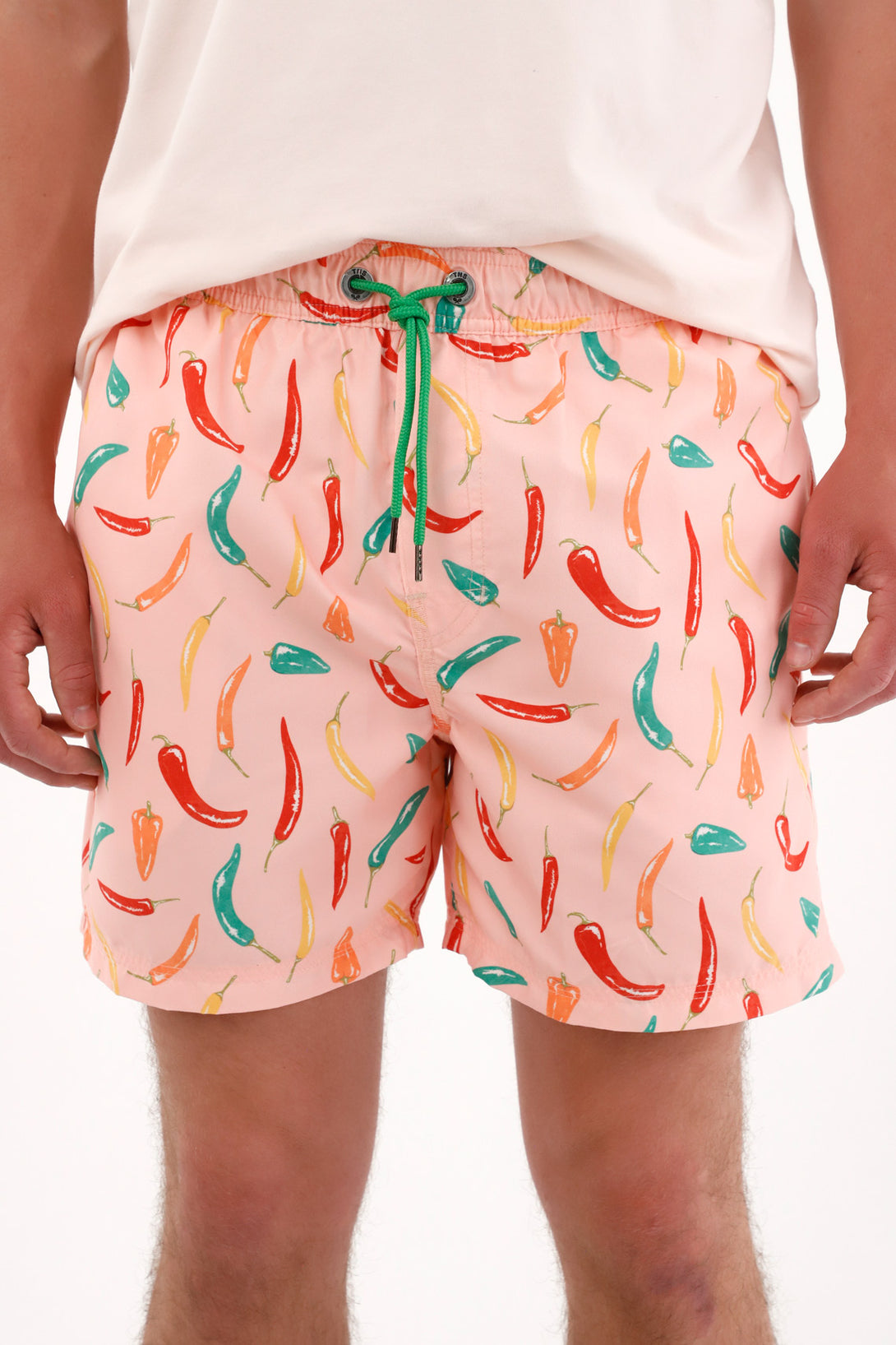 Men's Chili Print Swim Shorts