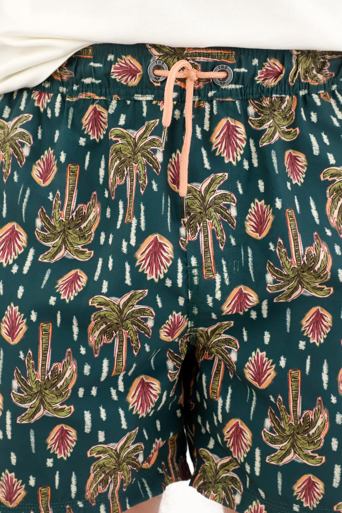 Men's Palm Print Swim Trunks