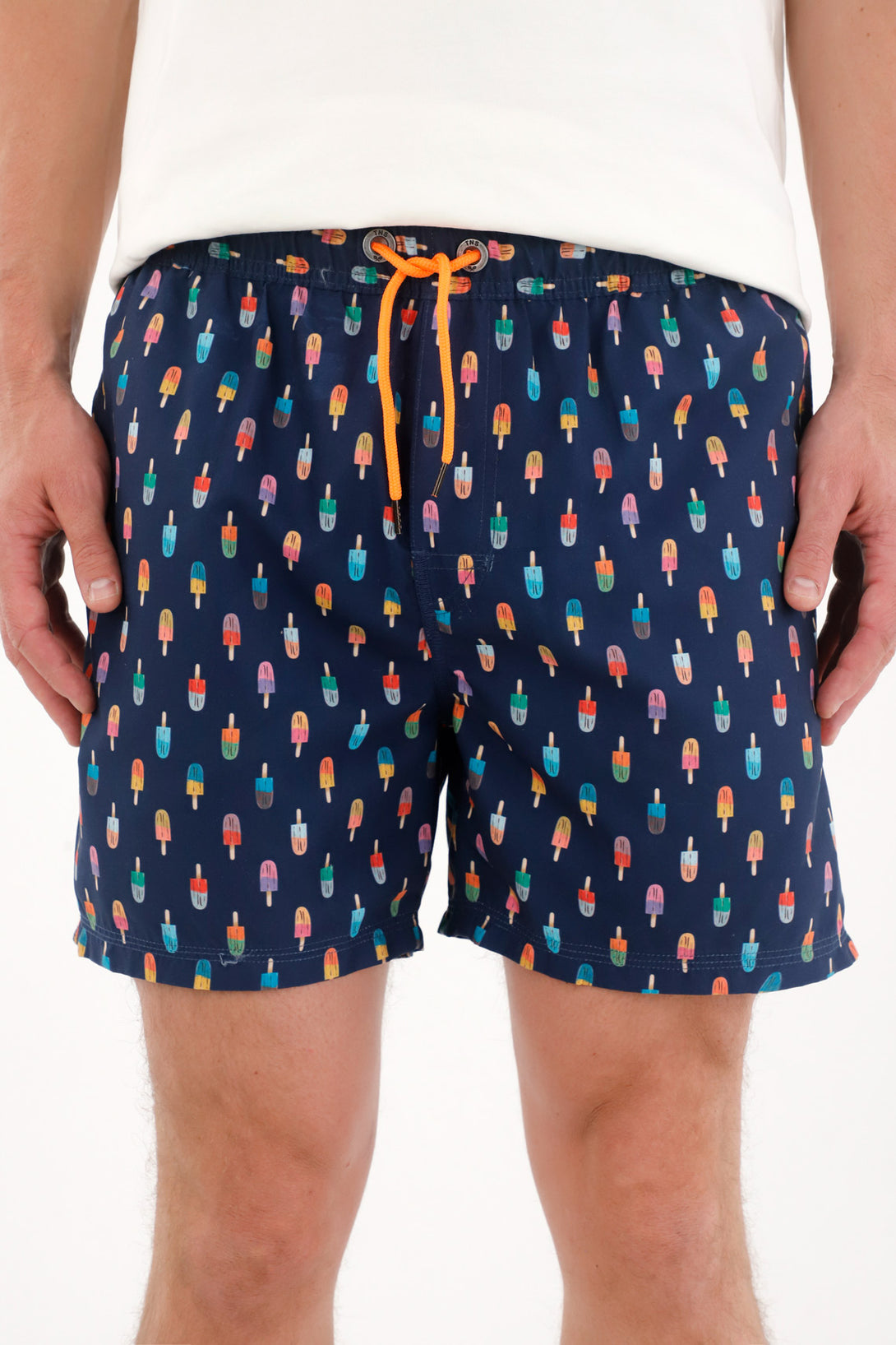 Men's Colorful Popsicle Print Swim Shorts