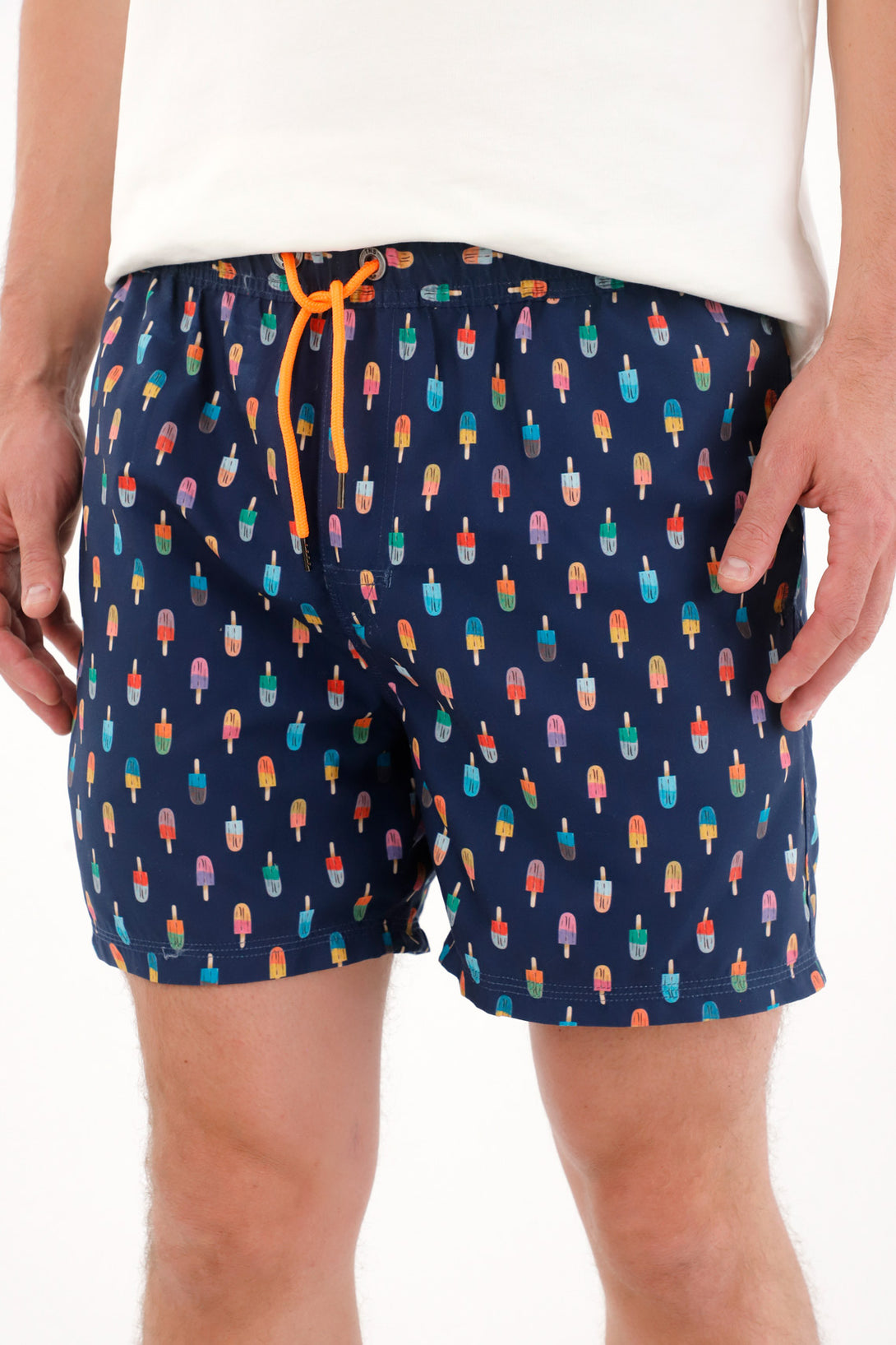 Men's Colorful Popsicle Print Swim Shorts