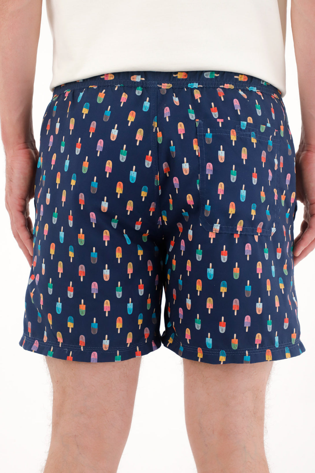 Men's Colorful Popsicle Print Swim Shorts