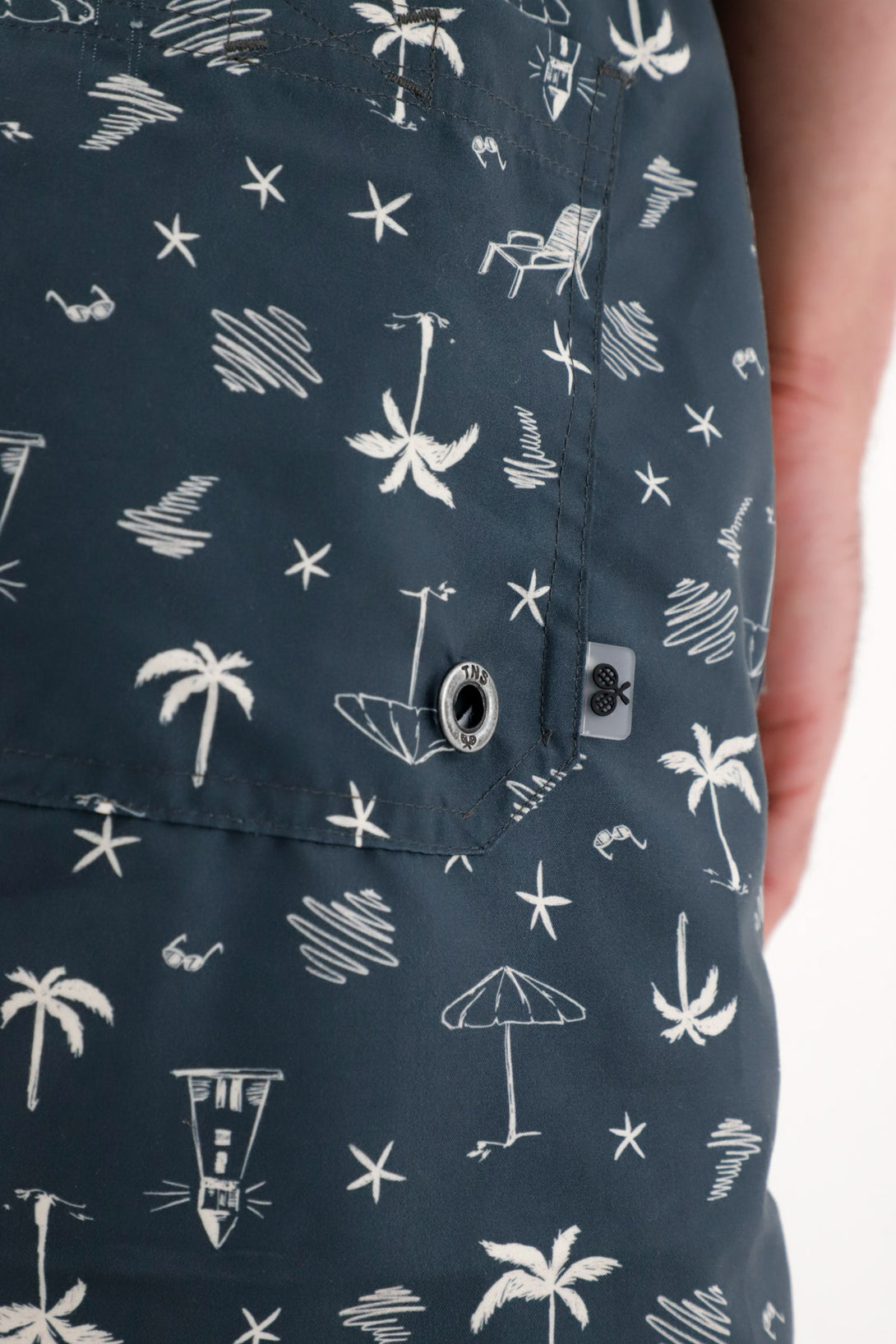 Men's Beach Print Swim Shorts