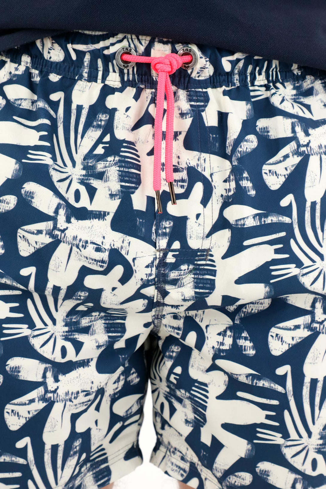 Men's Abstract Print Swim Trunks