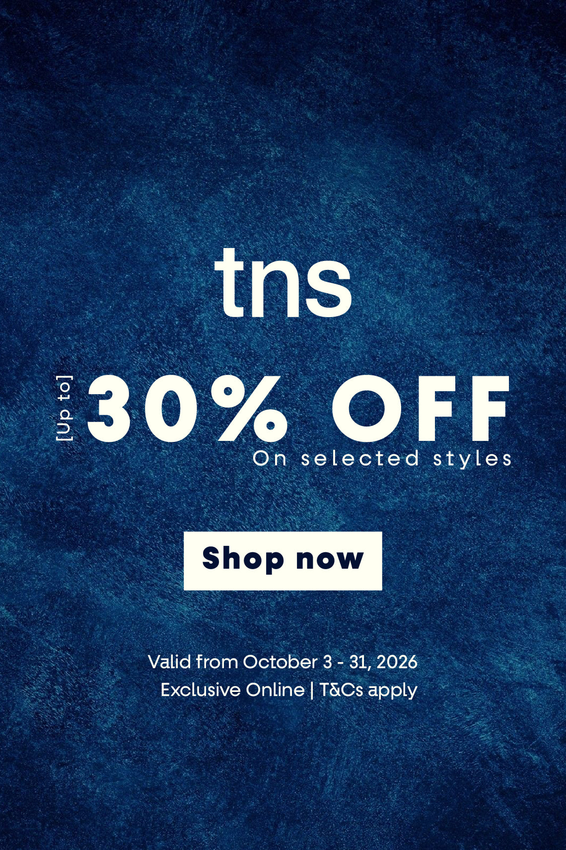 banner mobile tns 30% off