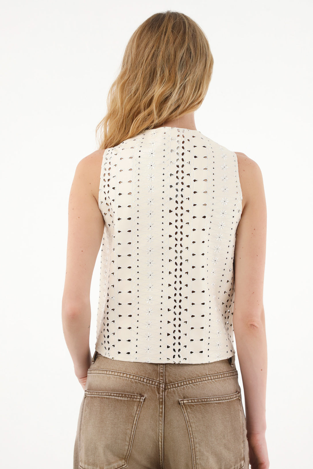 Women's Eyelet Vest