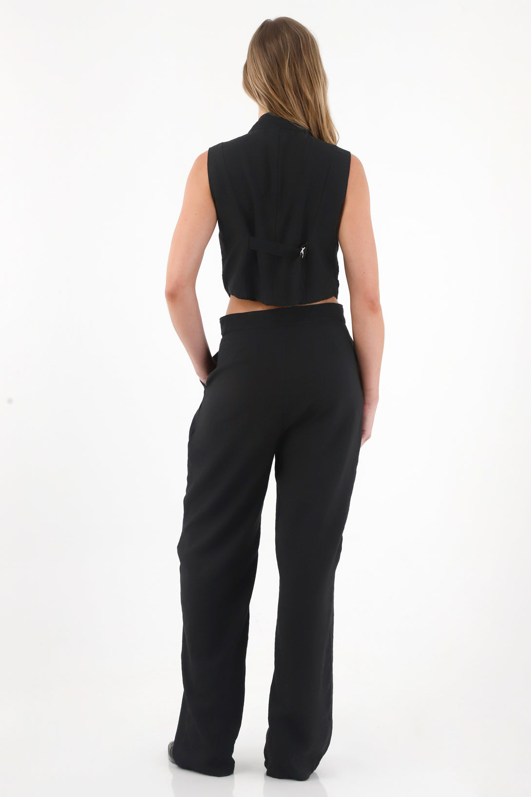 Women's Long Black Jumpsuit