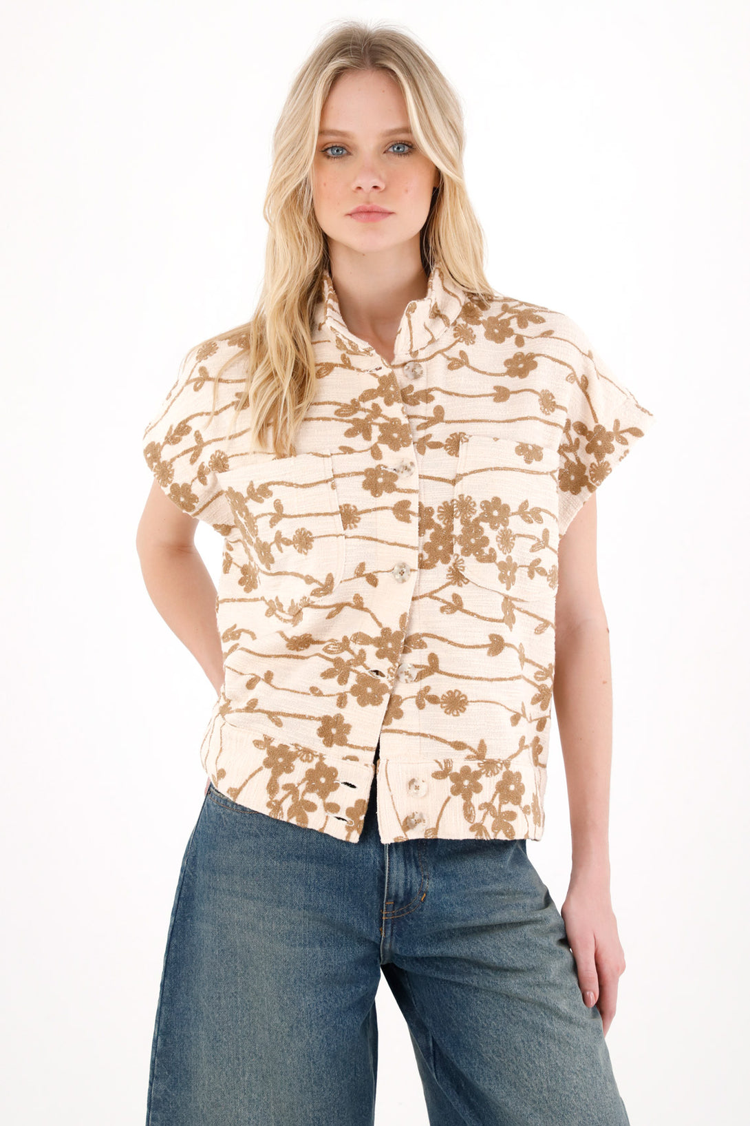 Oversized High Neck Vest for Women