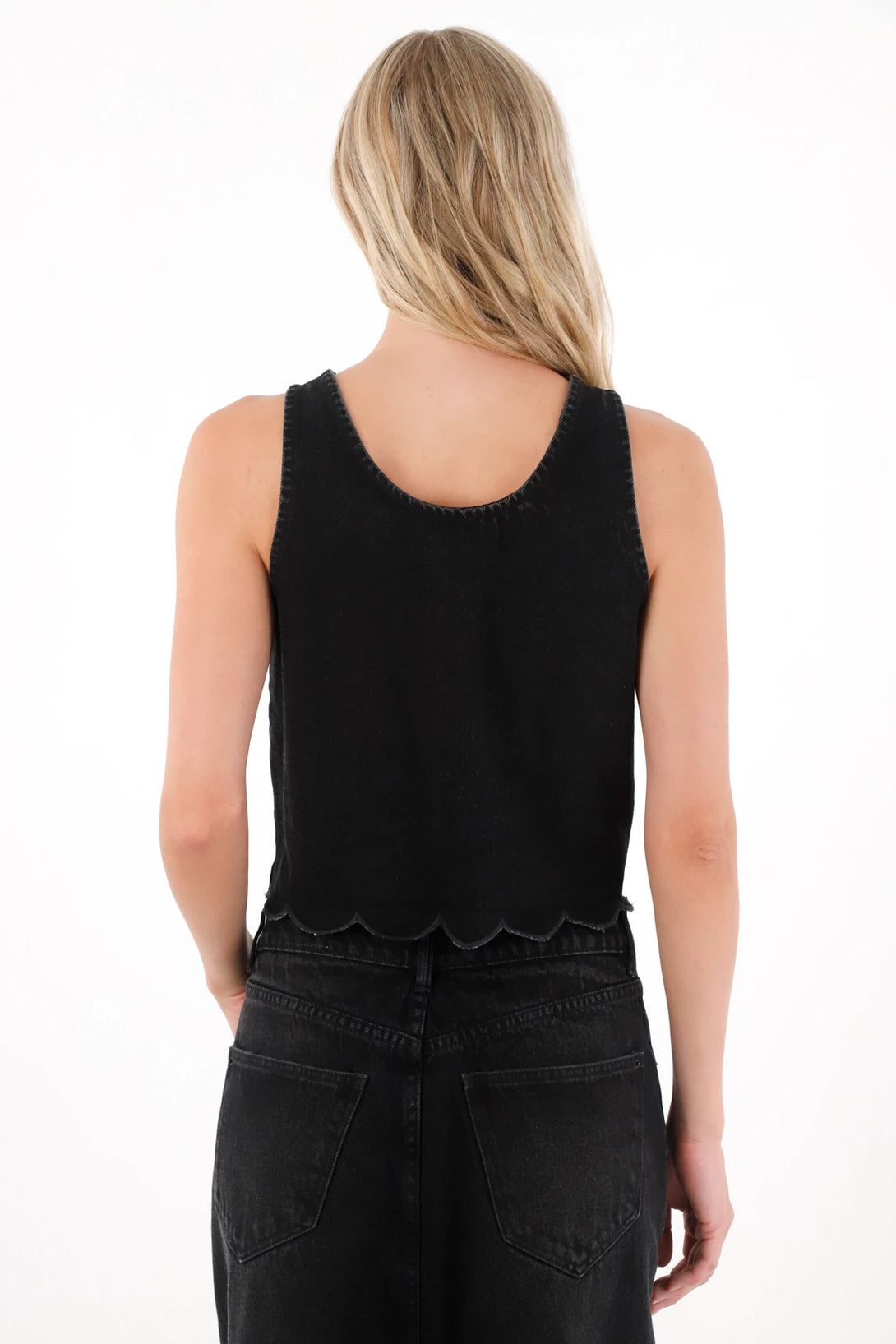 Chaleco en denim para mujer