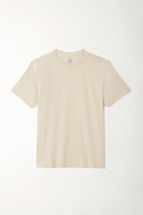 Men's Gray Crew Neck T-Shirt