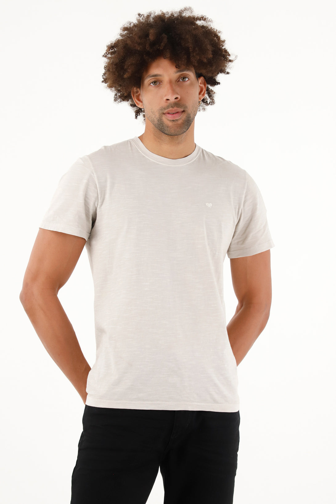 Men's 100% Cotton Gray T-Shirt