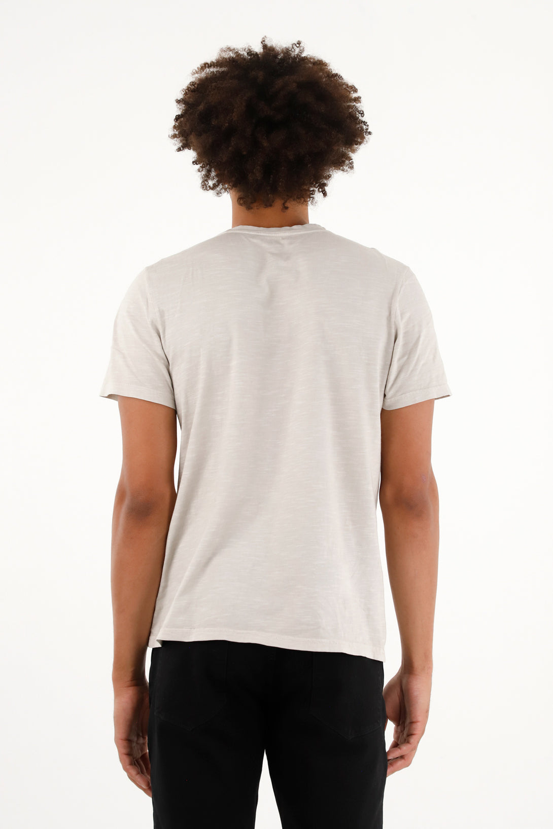 Men's 100% Cotton Gray T-Shirt